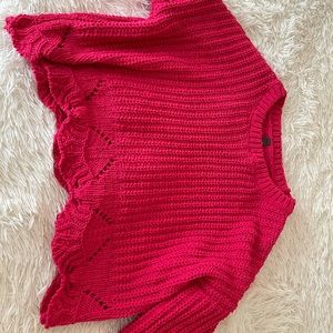 Hot pink sweater